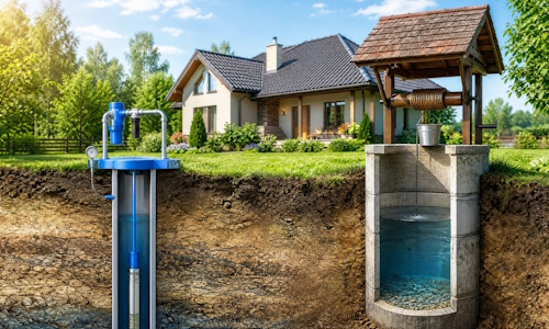 Автономное водоснабжение загородного дома Калининград: скважина или колодец